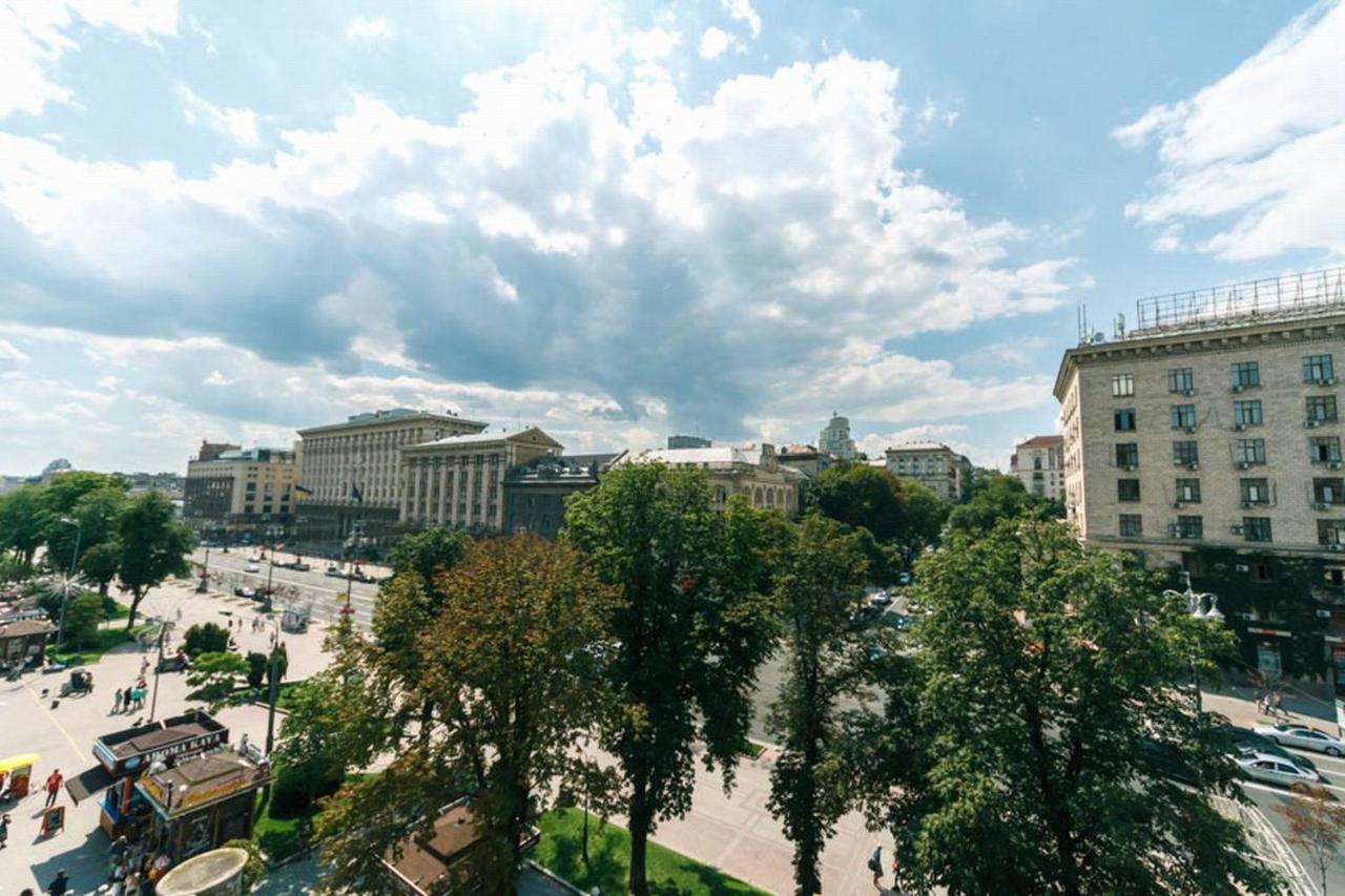 Vip Apartment. Kreshatik, Maidan Nezavisimosti. Kiev Exteriör bild