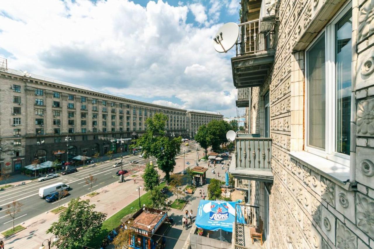 Vip Apartment. Kreshatik, Maidan Nezavisimosti. Kiev Exteriör bild